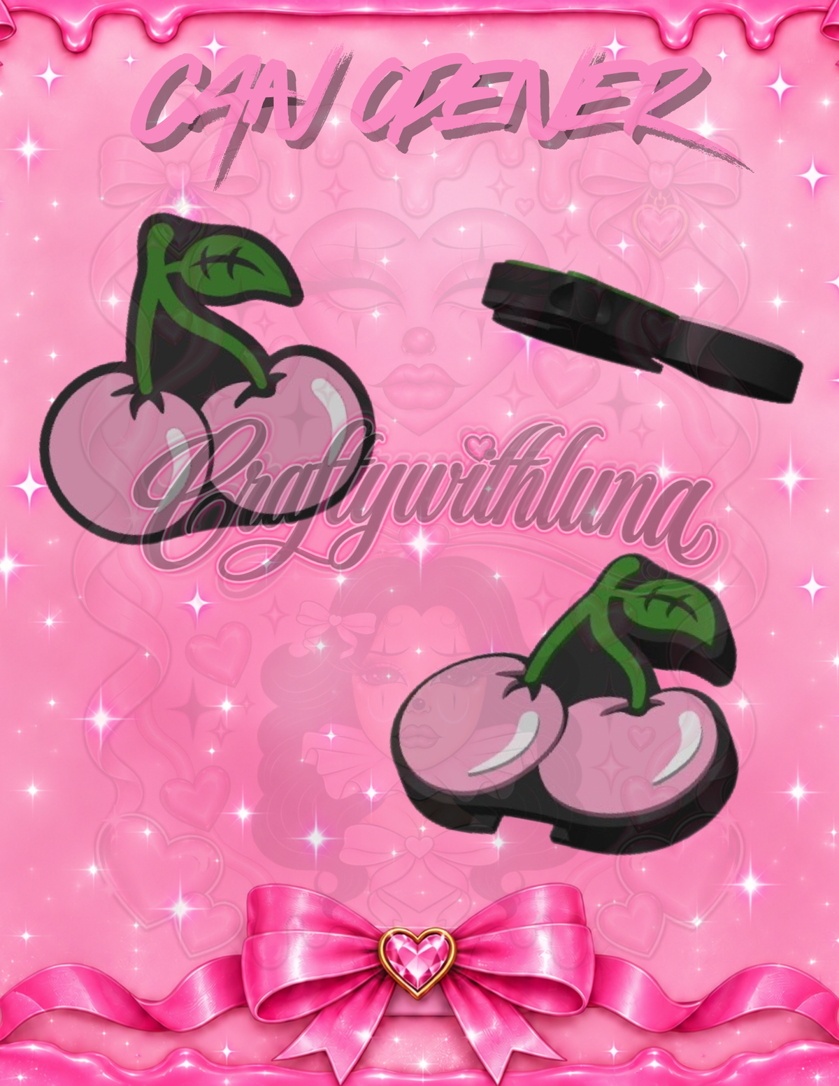 cherry Pink Can Opener