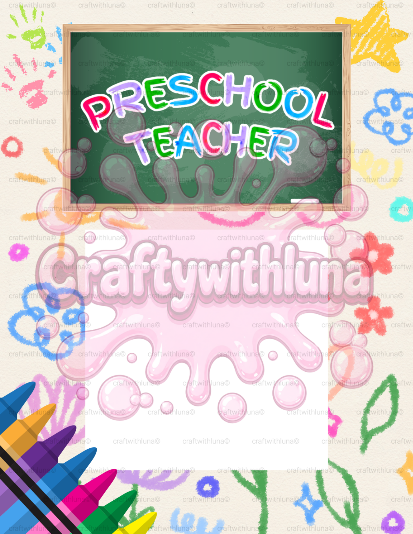 Teacher Gift Board EMPTY ✏️🎀✨