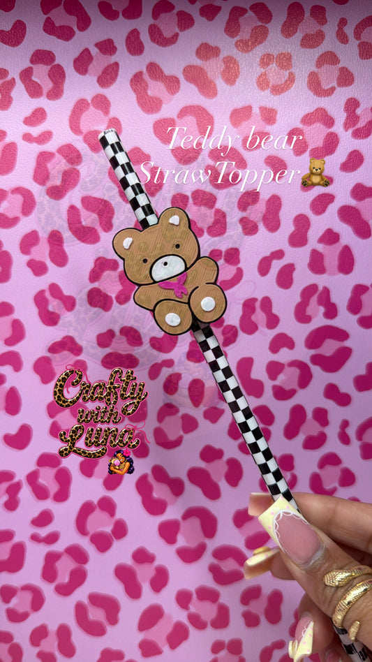 Teddy bear 
StrawTopper🧸