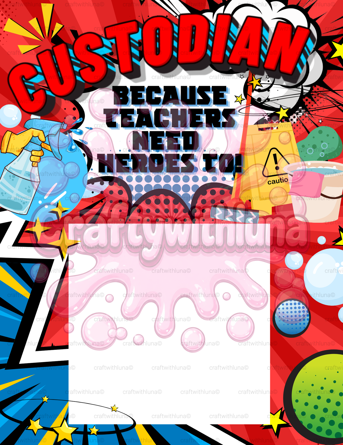 Teacher Gift Board EMPTY ✏️🎀✨