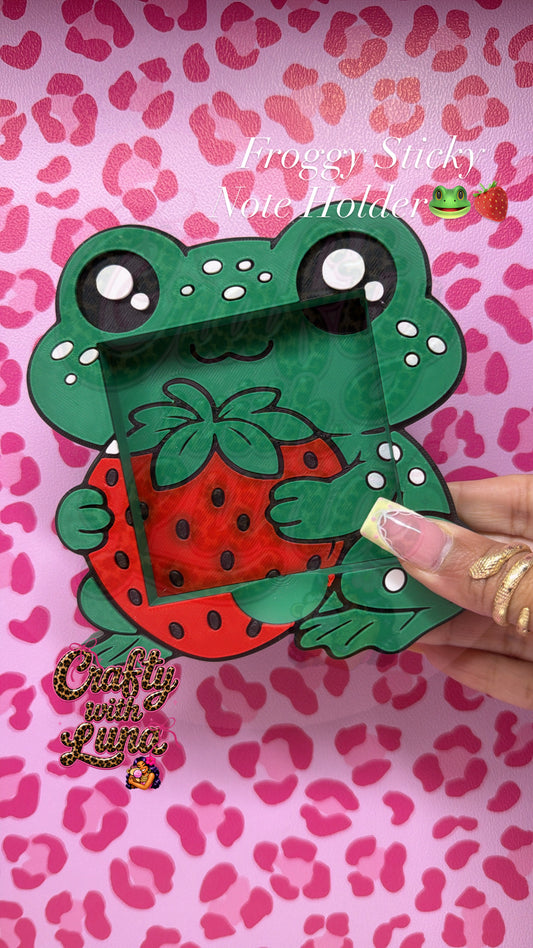 Froggy Sticky
Note Holder🐸🍓