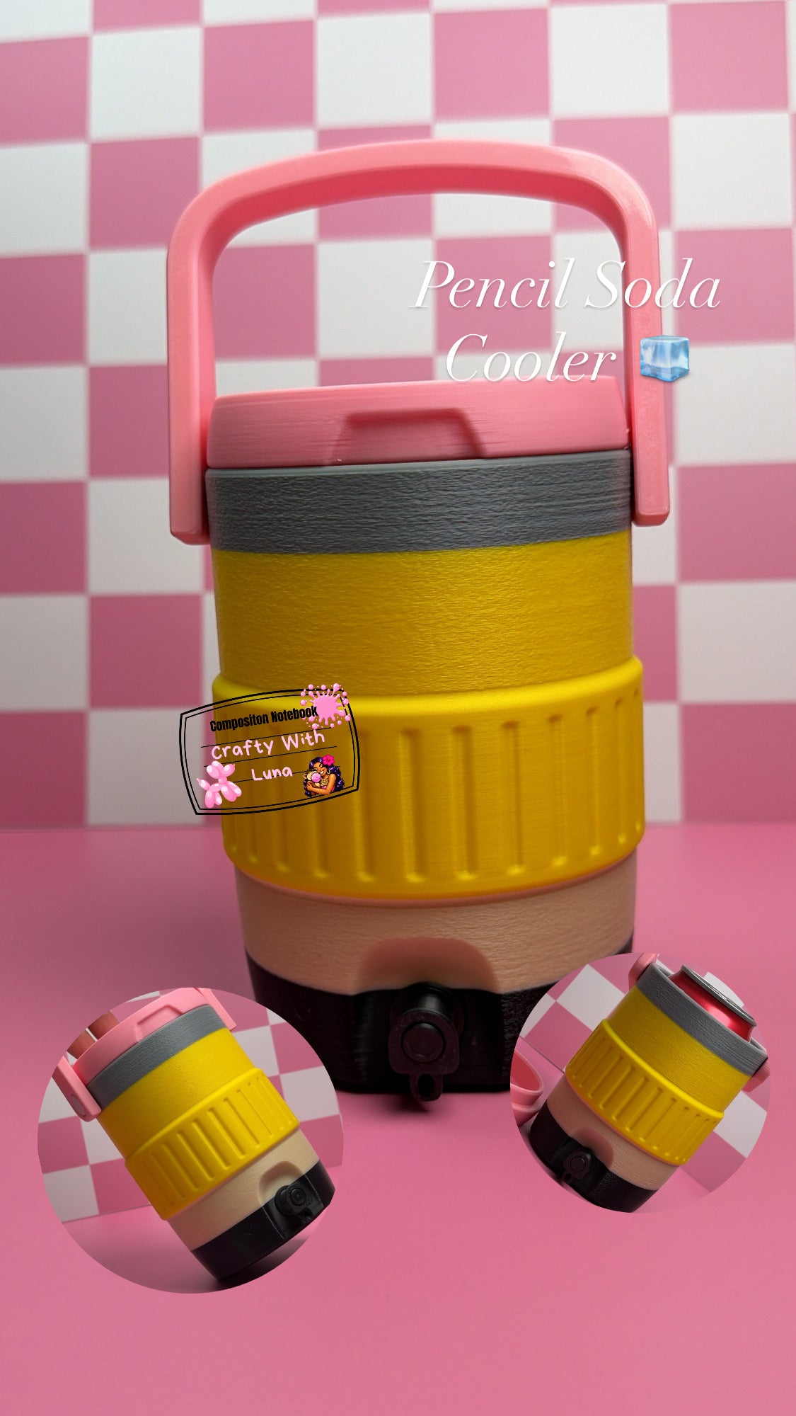Pencil Soda Can Holder ✏️✨