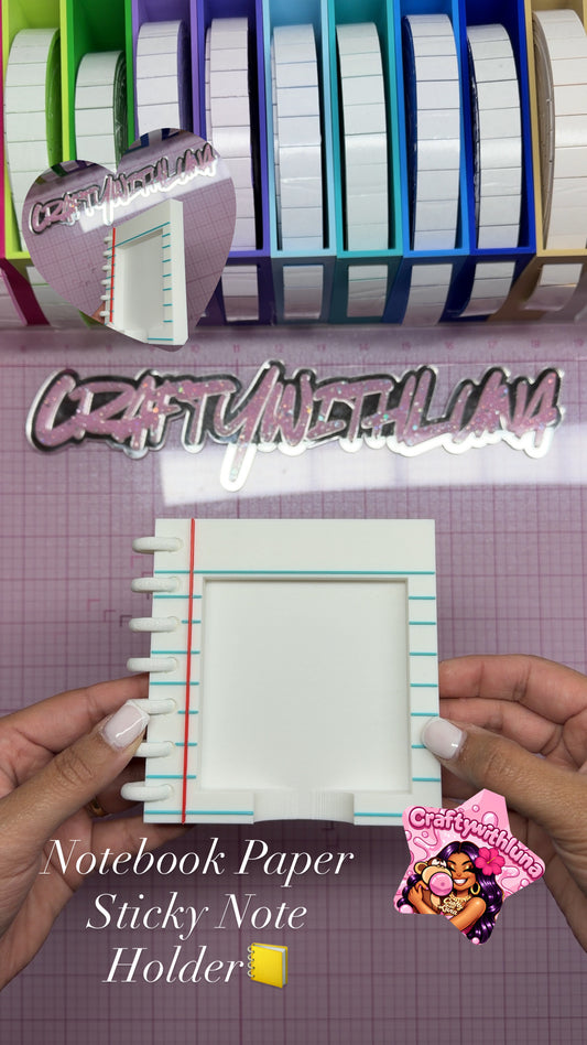 Notebook Paper Sticky Note Holder 📝✨