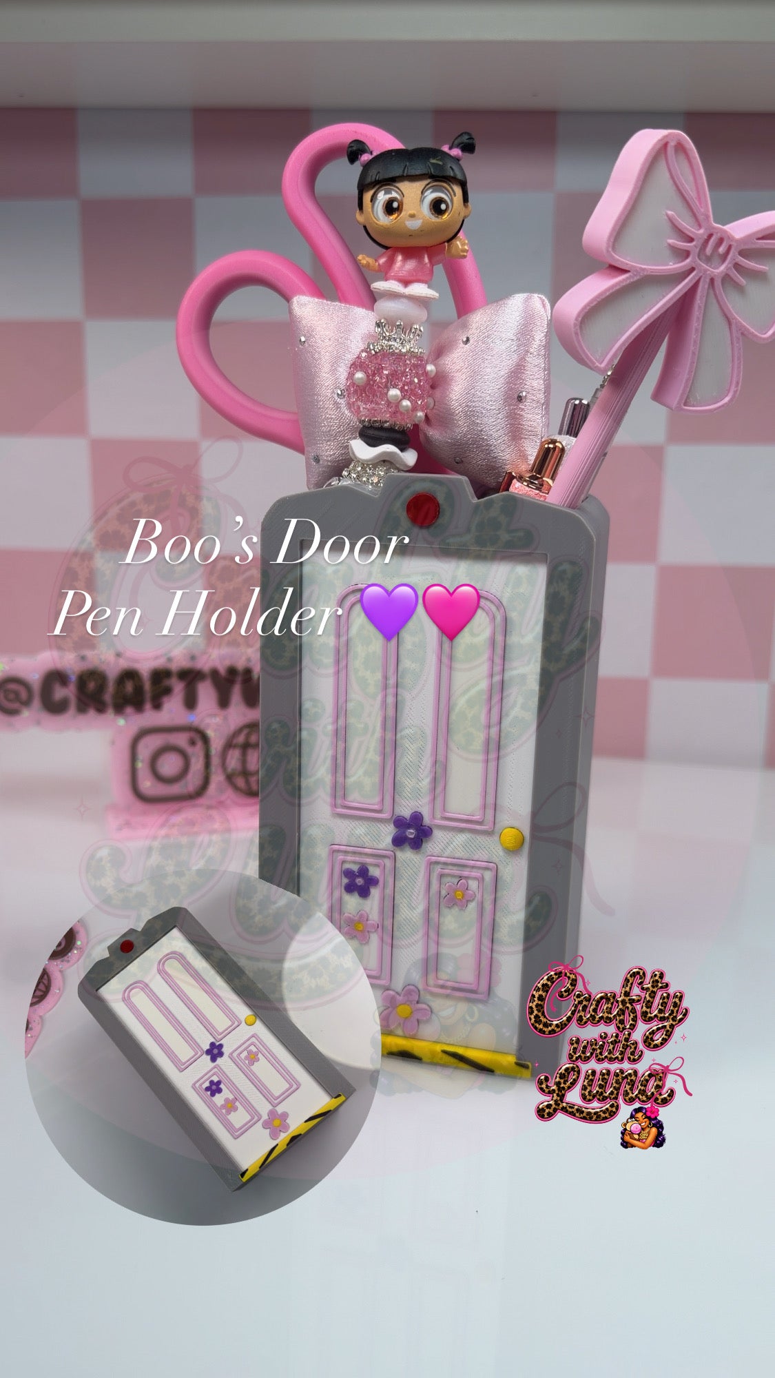 Boo’s Door Pen Holder