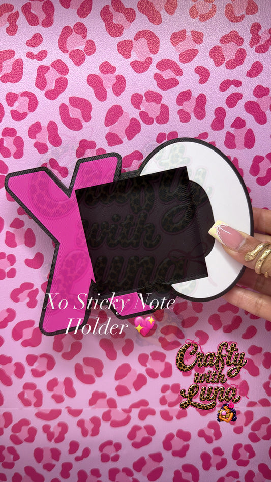 Xo Sticky Note Holder