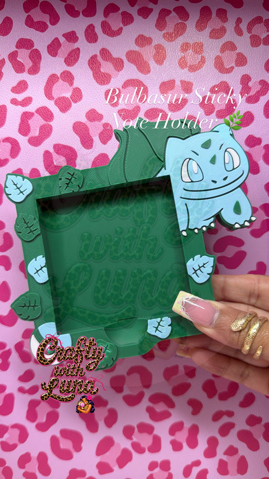 Bulbasaur Sticky Note Holder 🌿