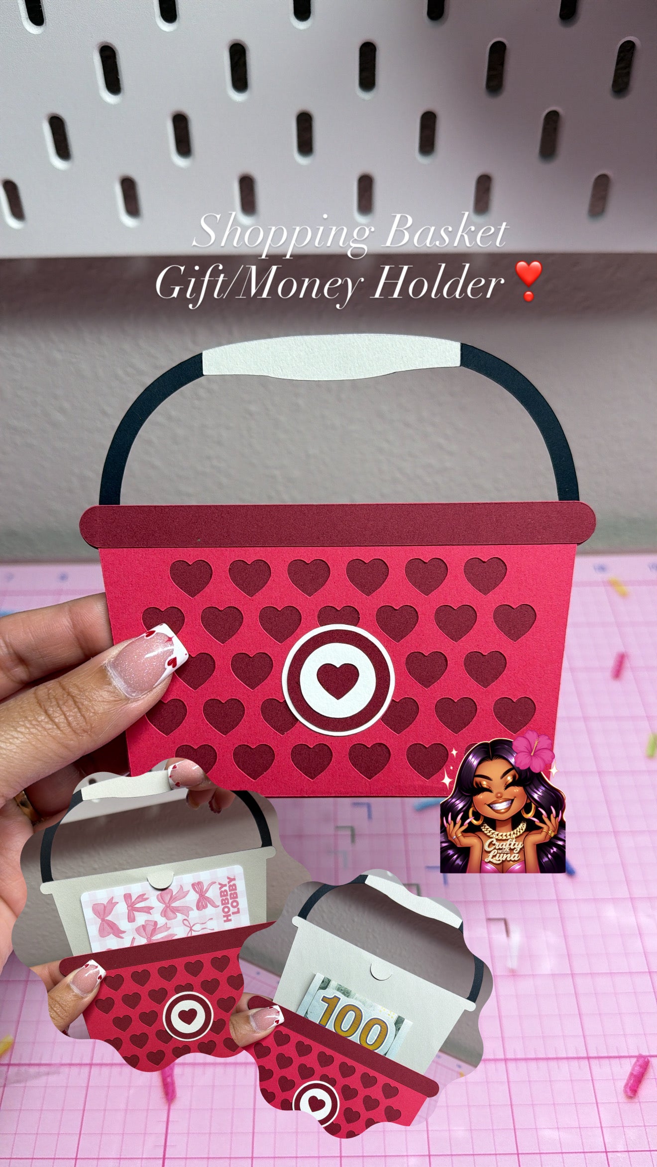 Shopping Basket Gift/Money Holder🪄