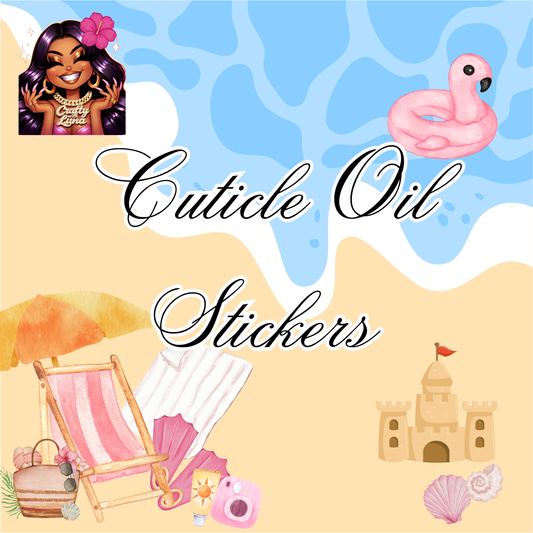 Cuticle Oil Stickers