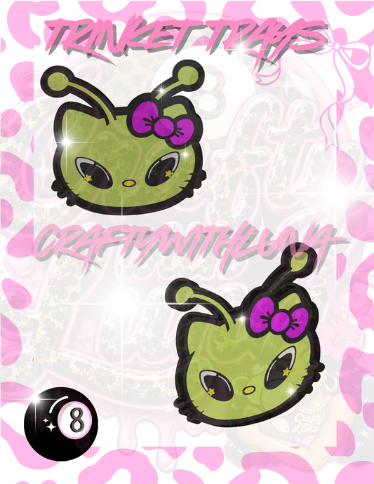 Alien Cat Trinket Tray
