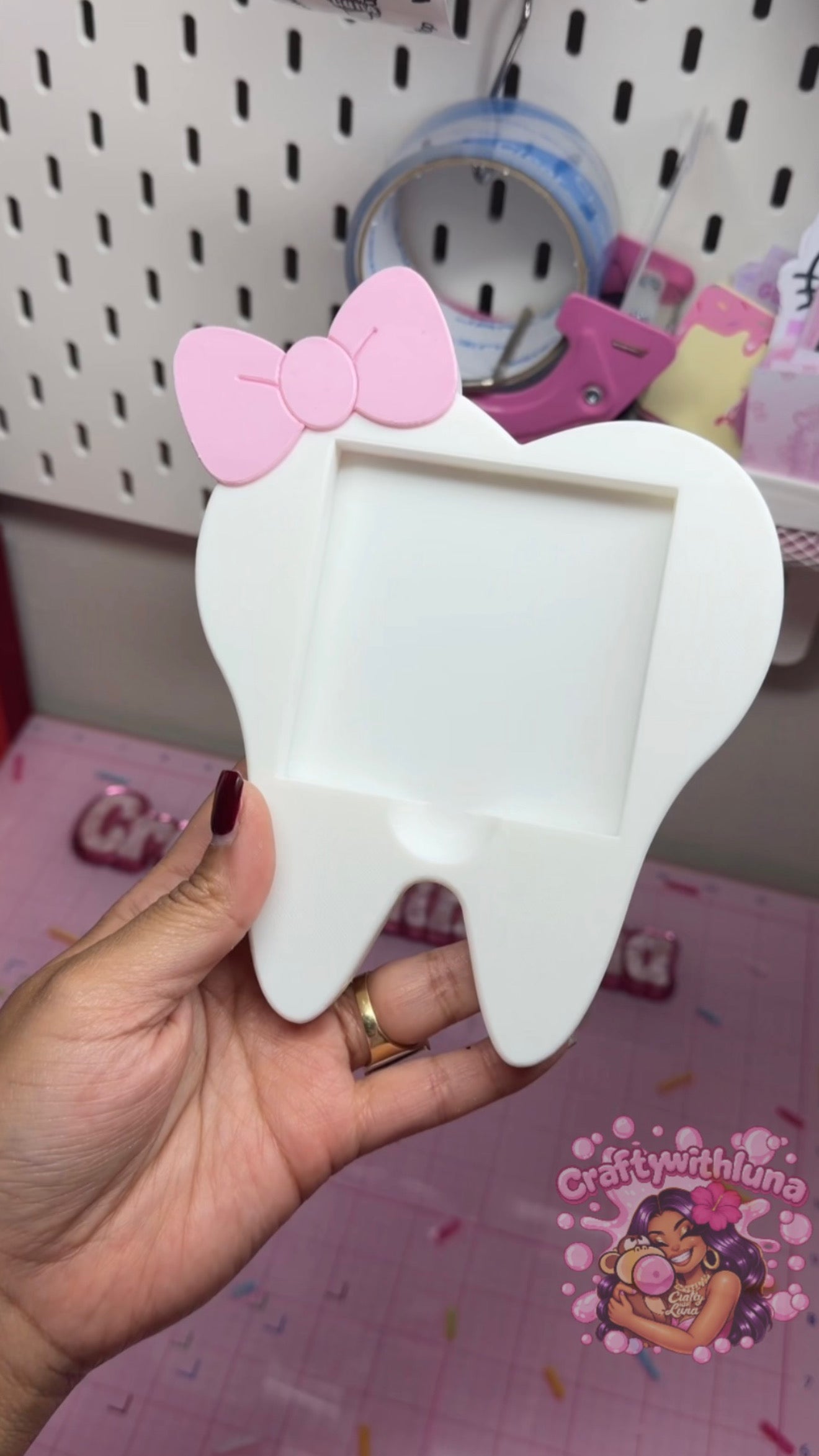 Tooth Sticky Note Holder 🦷🎀