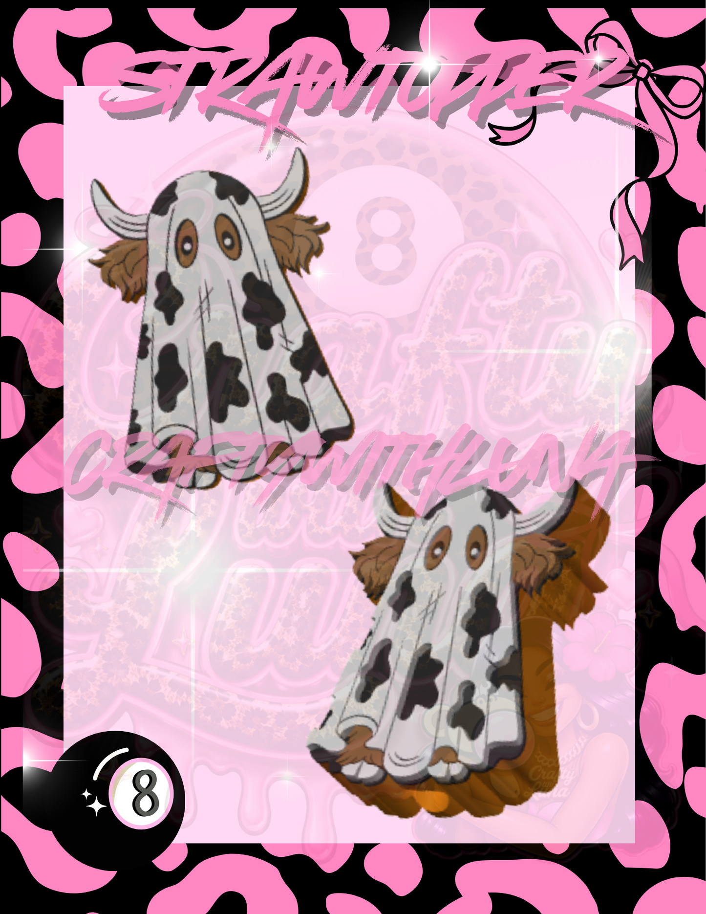 Ghost Cow Strawtopper