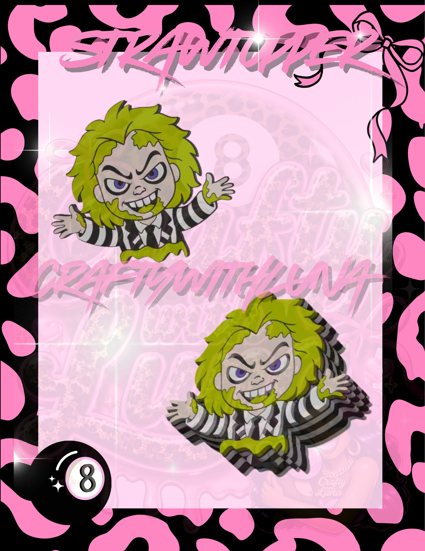 Beetle Juice Strawtopper