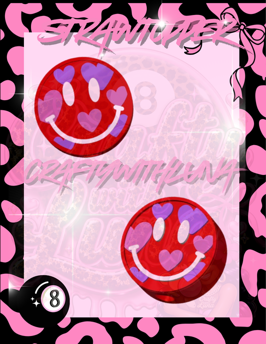 Valentine Heart Strawtopper
