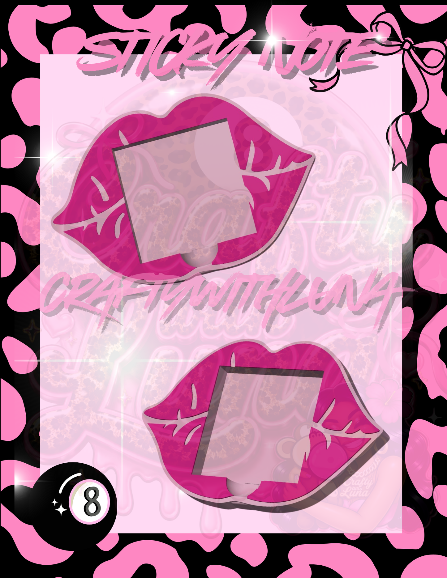 LipStick Sticky Note Holder