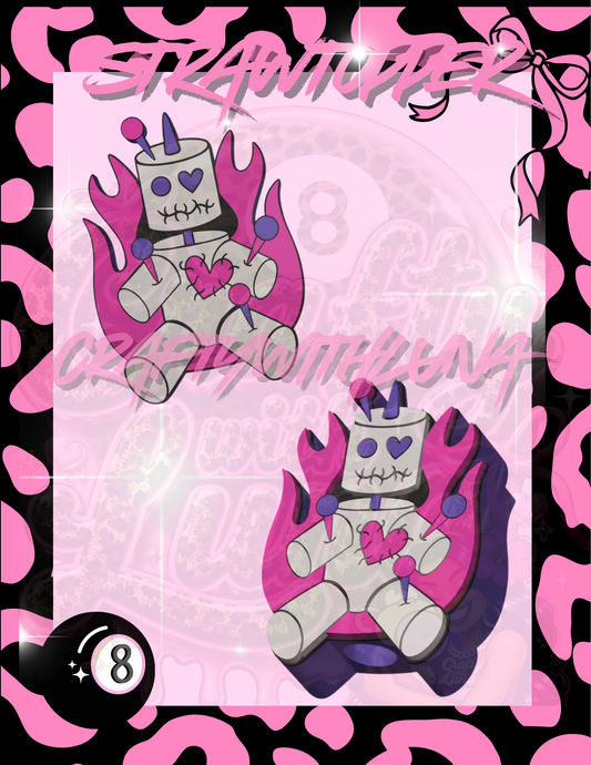 Voodoo Doll Strawtopper