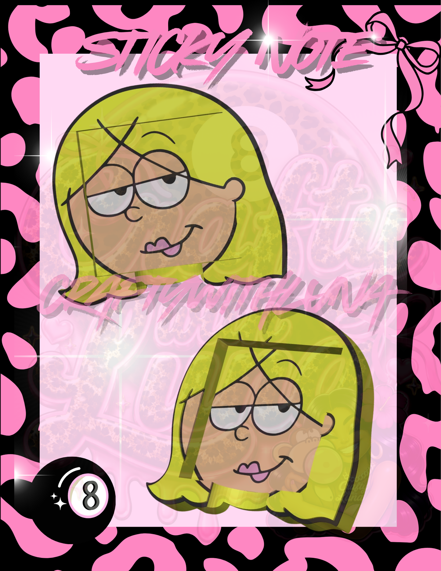 Lizzie Sticky Note Holder
