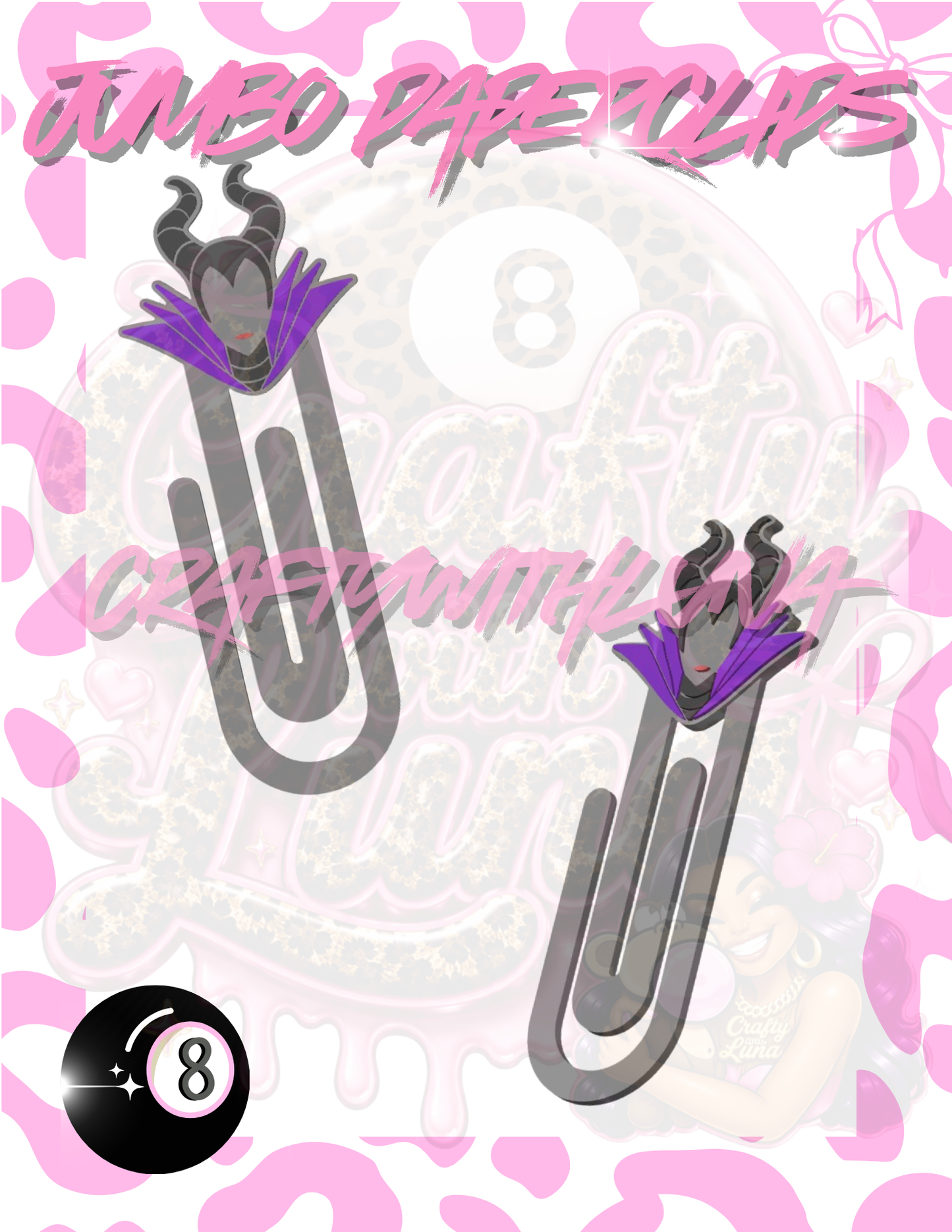 Maleficent Jumbo Paperclip