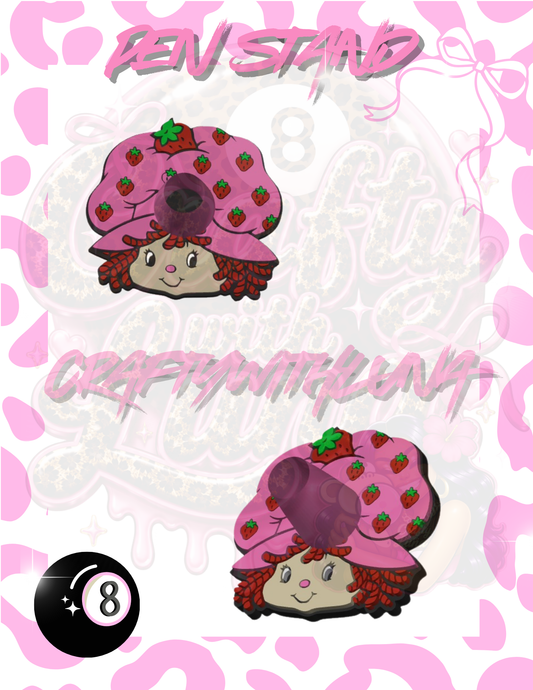 Strawberry Girl pen Stand
