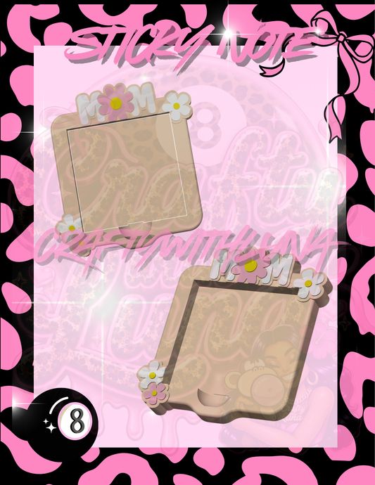 Mom Sticky Note Holder