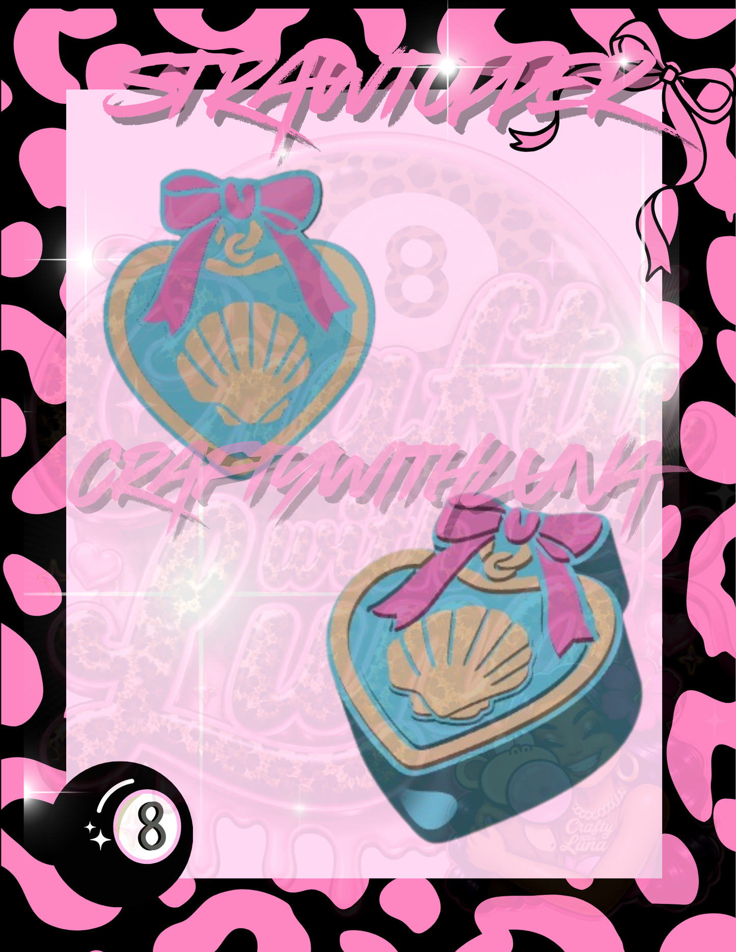 Shell Locket Strawtopper