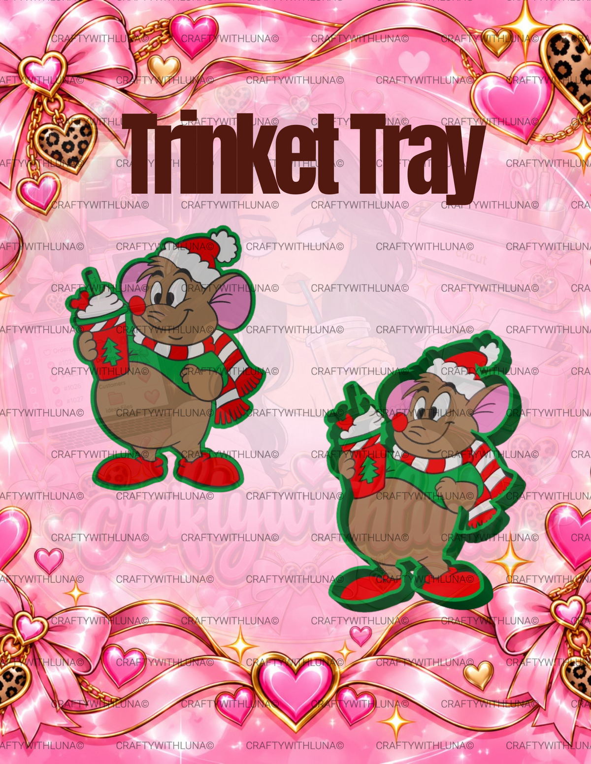 gus xmas Trinket Tray
