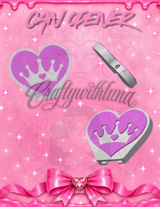 CORAZON CORONA BARBIE GIRL Can Opener