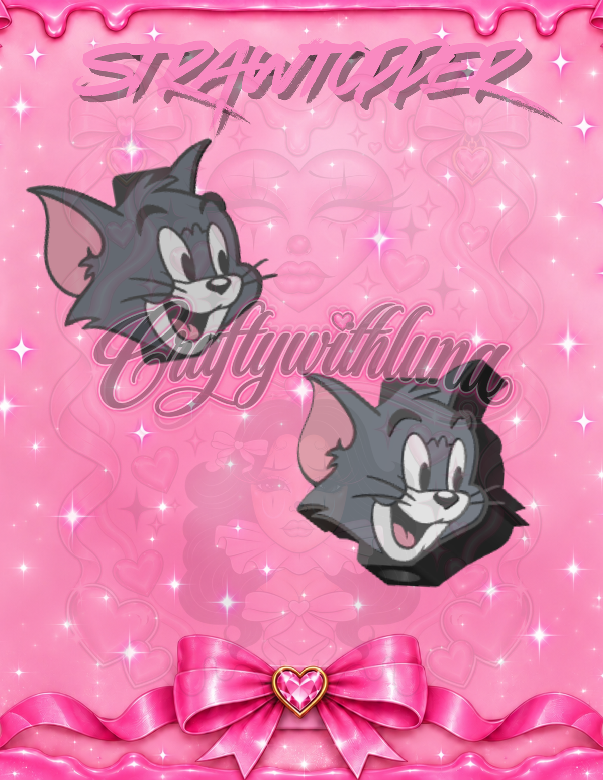 Tom the cat Strawtopper