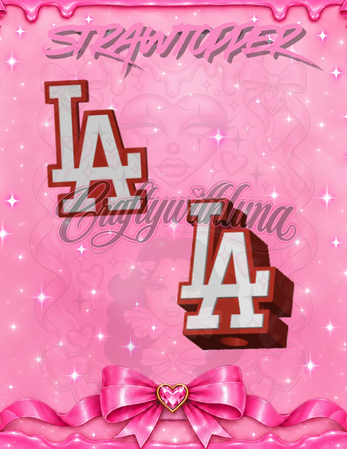 Los Angeles Doggers-baseball Strawtopper
