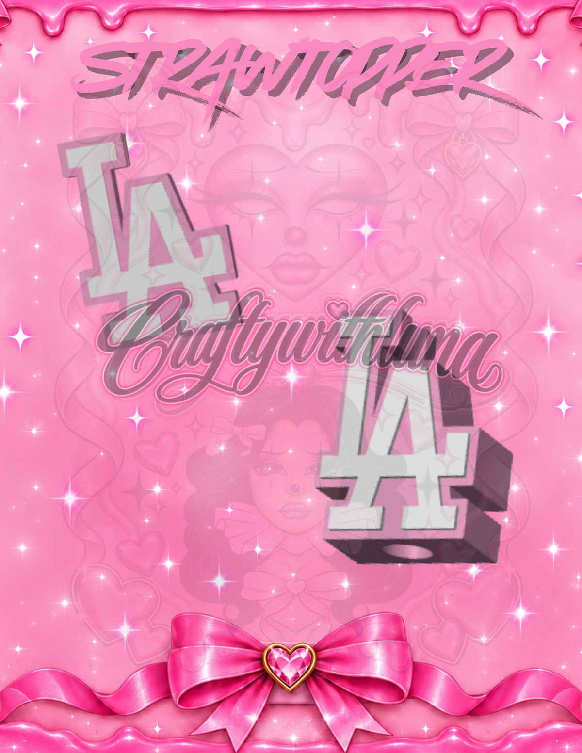 Los Angeles Doggers-baseball Strawtopper