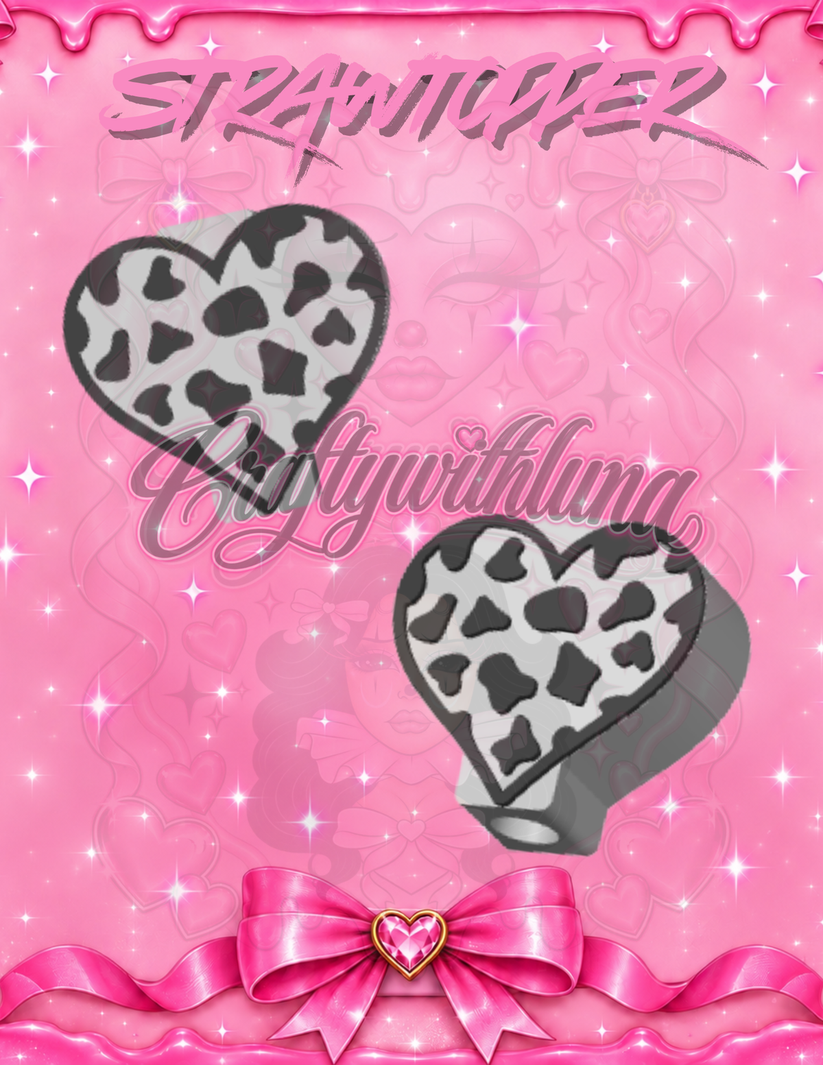 Cow heart Strawtopper