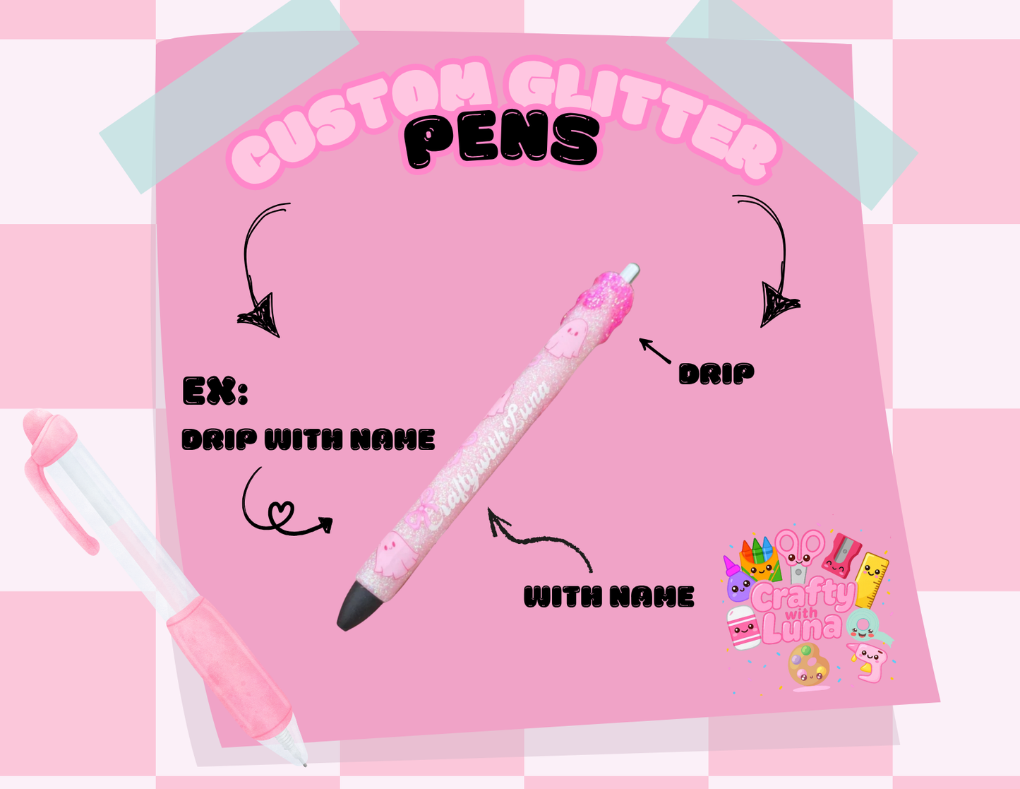 Glitter pens
