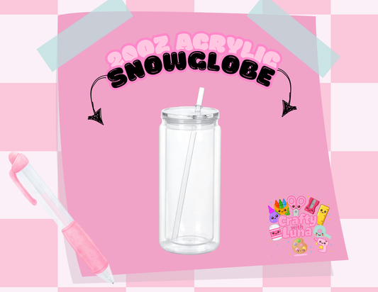 20oz Acrylic Snowglobe