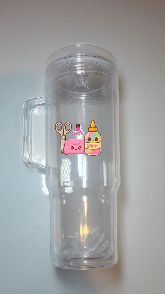 40 oz Snowglobe Tumbler